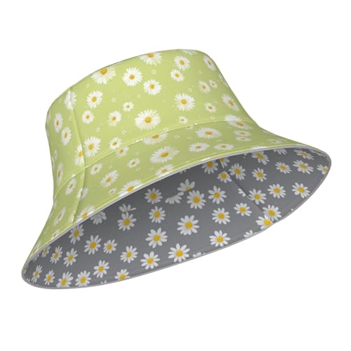 Image of Bucket Hat Double-Side-Wear Reversible Sun Hat Beach Travel Hiking for Women Men