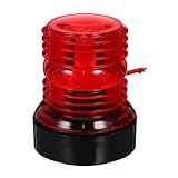 Sécurité renforcée en navigation nocturne : Ce feu d'ancre rouge conforme aux normes internationales aide à prévenir les collisions, offrant une tranquillité d'esprit lors des sorties de pêche ou voile en soirée