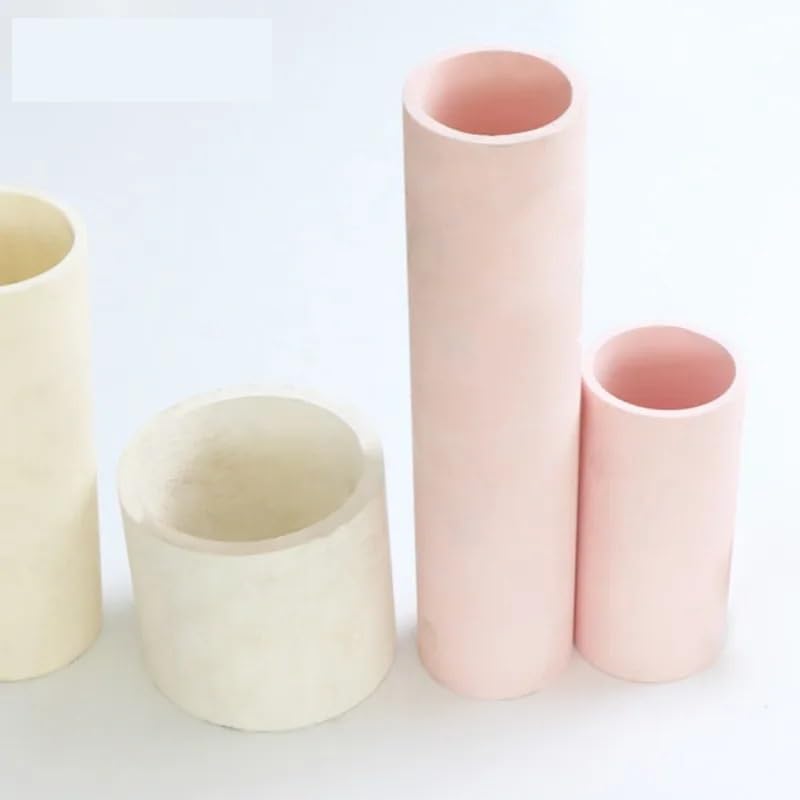 ZJgZmslcd 95 Ceramic tube Corundum tube Thermocouple temperature sensor Protective tube High temperature ceramic tube 1300 degrees(ID16mm OD22mm,L 350mm)