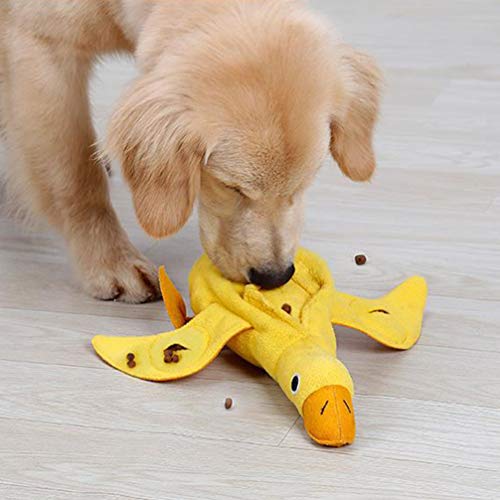 POPETPOP Dog Toy Squeaky Squeak Brinquedo Do Cão Pato Recheado de Pato de Pelúcia Brinquedo de Estim