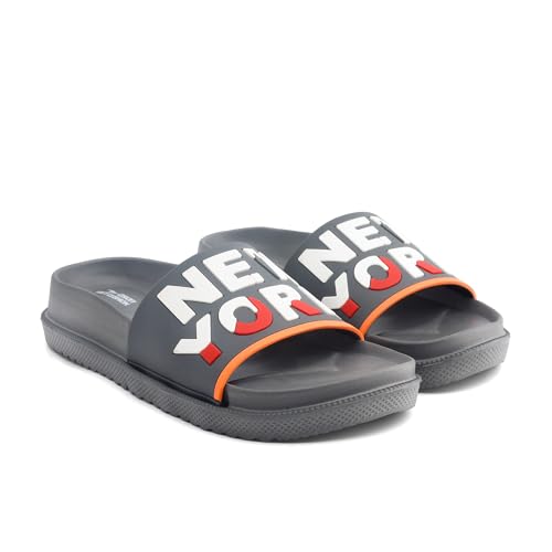 Image of ASIAN Slider-75 Kids Slippers | Lightweight, Soft Cushioning, Anti-Slip Grip for Daily & Travel Wear | Ideal for Boys & Girls Olive