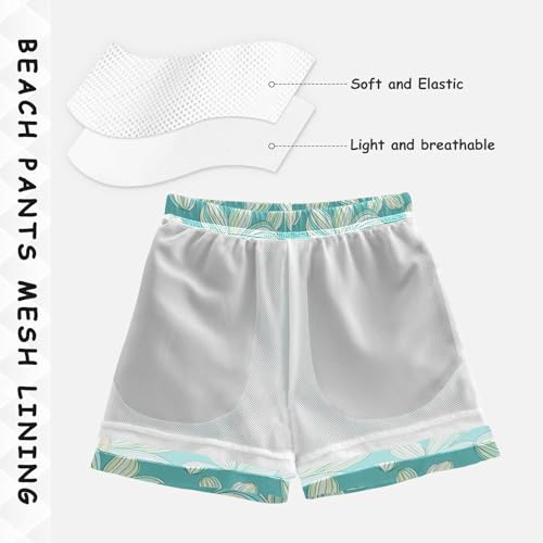 senya Stripe Big Flowers Boys Swim Trunks Toddler Shorts Swimwear Boardshorts4
