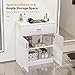 Salon Staion Hair Color Bar Organizers, Hair Color Rack, Barber Station Cabinet with Drawers & Adjustable Shelves, Wall Mounted Tube Storage Station for Salon Display, White