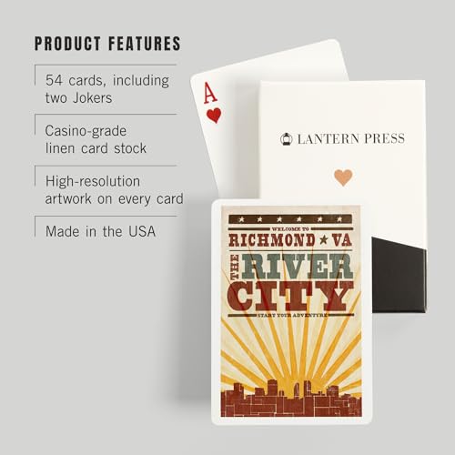 Baraja de Póker Richmond Virginia con 52 cartas miniatura 3