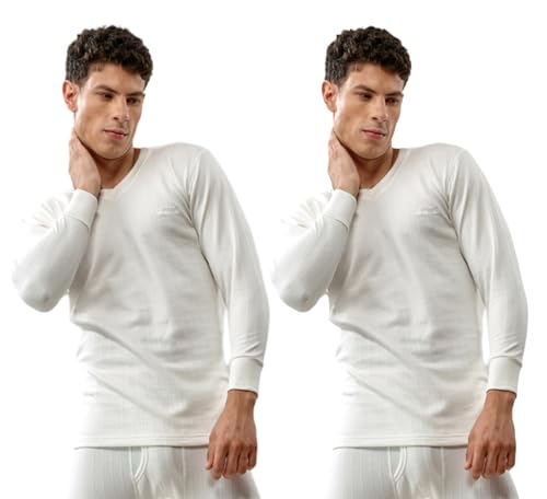 Image of Lux Inferno Men's V - Neck Thermal Vest | Full Sleeves | Regular Fit | Pack of 2|