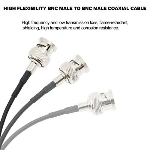 Alvin's Cables Blackmagic RG179 Coax BNC Male to Male HD SDI Cable for BMCC Video Camera Flexible Right Angle to Right 30CM - Image 2