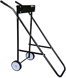 LEADALLWAY Outboard Boat Motor Stand Display Carrier Cart (Black Foldable Type)
