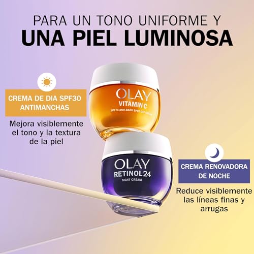Miniatura 8 de Olay Retinol 24 Crema De Noche Hidratante Facial, Cuidado De La Piel Con Vitamina E Antioxidante. Cuidado De La Piel Well-Aging Durante La Noche: Suaviza, Renueva E Hidrata, 50 Ml