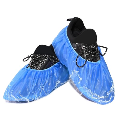 Roll CPE Shoe Covers Disposable - Booties for Shoes Covers,Disposable Shoe Covers for Indoors,Water and dust proof Shoe Cover,Shoe Covers for Houseworking,Visiting and Decorating