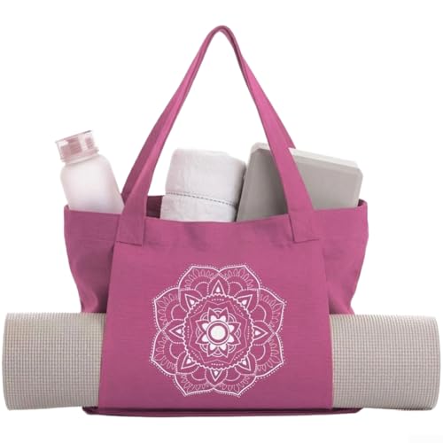 Bolsa para esterilla de yoga con doble opción de transporte y asas de mano
