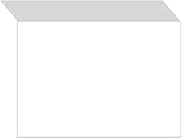 Vista 2 de CafePress Border Collie Tarjetas de felicitación plegadas (paquete de 10) mate