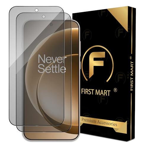 Image of FIRST MART Military-Grade Matte Anti-Glare Tempered Glass for OnePlus 15 5G (6.8 Inch) With Edge to Edge Screen Coverage and Easy Installation Kit | Matte (Pack of 2)