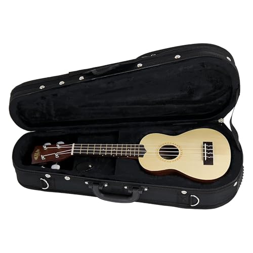 Gearlux Soprano Ukulele Polyfoam Case - Black