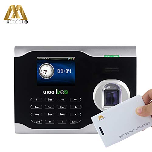 Buy ZK U100 Biometric Fingerprint Time Attendance Linux System Time ...