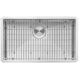 Ruvati 30-inch Rounded Corner Undermount Kitchen Sink Single Bowl – 16 Gauge Stainless Steel Kitchen Sink with Accessories and Brushed Finish hides scratches, Easy-to-Clean Undermount Sinks - RVH7300