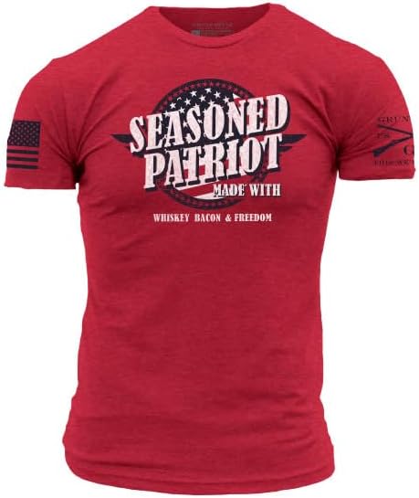Grunt Style Seasoned Patriot Men's T-Shirt