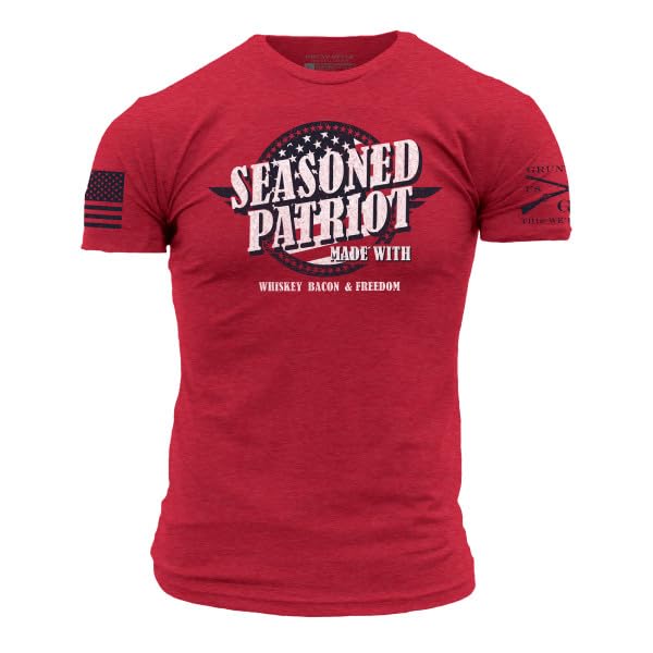 Grunt Style Seasoned Patriot Men's T-Shirt