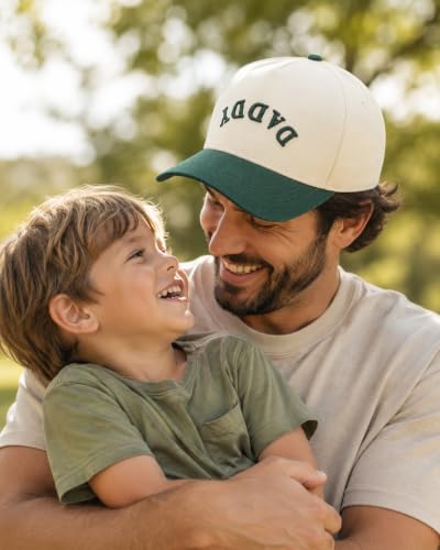 Image of Waldeal Upside Down Daddy Trucker Hat for Men, Adjustable Snapback Dad Baseball Cap, Fathers Day Birthday Gifts from Daughter