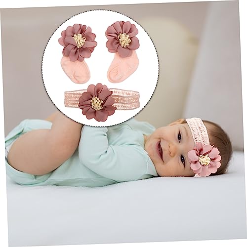 Asakkura 1 Conjunto De Meias De Faixa De Cabelo Conjunto De Faixa De Cabelo Infantil Meias De Aniver