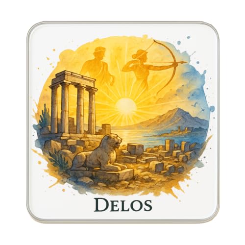 Aimant de réfrigérateur Delos, Grèce - Souvenir de voyage
