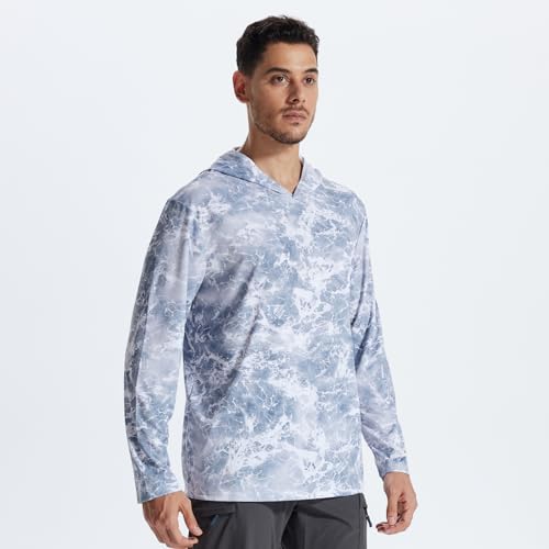 LOOGU Men’s Hunting Camo Shirt Lightweight, Camouflage Shirts for Men Long Sleeve Shirt for Fishing Hiking Camping — view 3