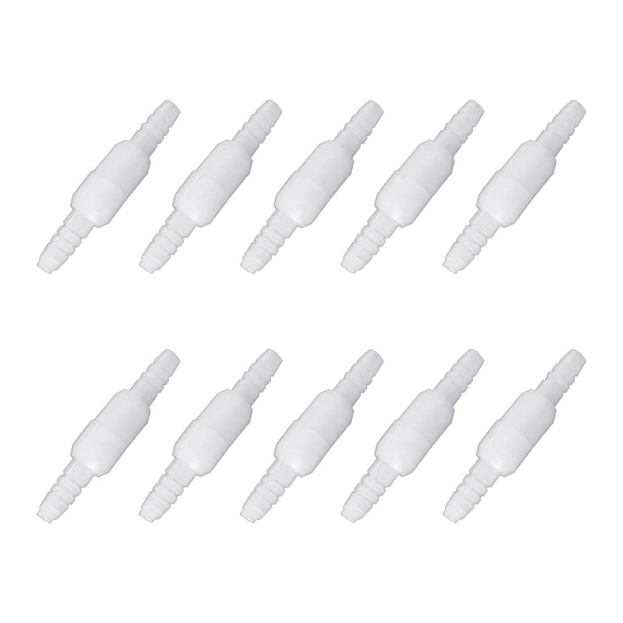 Oxygen Tubing Swivel Connector - 10 PCS 360° Rotation Stable Connector Avoid Tube Tangles