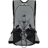 Concept One Mochila de hidratação New Balance para homens e mulheres, cinza, 15 litros, Cinza, M