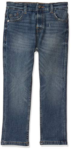 Image of Marks & Spencer Boys Light Wash High Rise Regular Fit Jeans