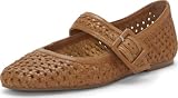Lucky Brand Millit Woven Mary Jane Flat, Classic Tan, 9