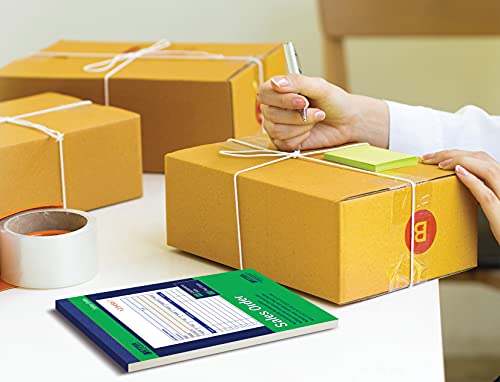 better office products large sales order books 6 pack 2-part carbonless whitecanary yellow 5-716 x 8-716 inches 50 sets per book 300 total sets 6 books