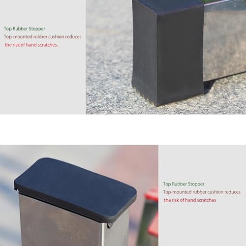 Barrière flexible en acier inoxydable extensible 1,2x2,5m