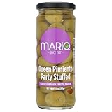 Mario Camacho Foods Pimento Stuffed Queen Party Olives, 10 Ounce