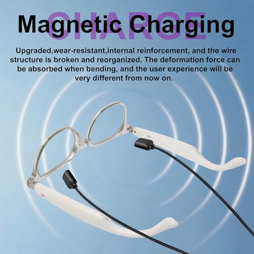 image for MNVOEQ AI Smart Wireless Bluetooth Translation Glasses for Men/Women w