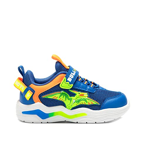 Basket Bull Boys DNAL3374 bleu royal chaussure lumière dinosaure