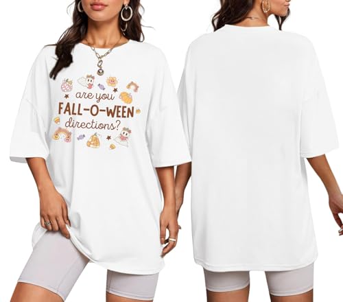 are You Fall-O-Ween Directions Shirt Funny Ghost Pumpkin Halloween T-Shirt2