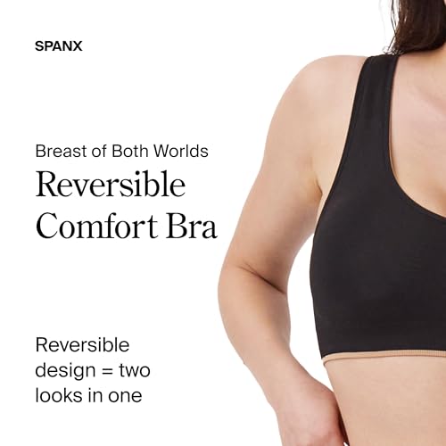 Image of SPANX Breast of Both Worlds Reversible Comfort Bra - Wireless, Seamless Bra - Reversible Design - Wire-Free Comfort