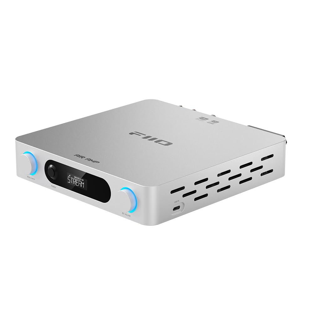 FiiO AIRAMP All-in-One Desktop Amplifier 120W DAC Receiver with Bluetooth