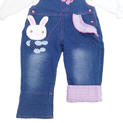 Image of Baby Pant Set,Toddler Overall Set,Little Girl Overall Shirt Cute Cartoon