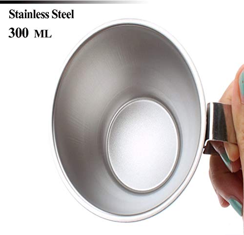 A-Szcxtop Set Of 4 Stainless Steel Coffee Cups Double-Layer Insulated Coffee Mugs With A Stand And A Bag #TOP2