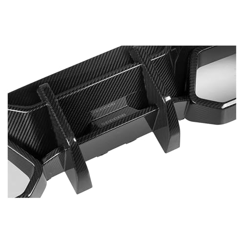 Difusor trasero de fibra de carbono en 3 piezas con diseño aerodinámico para BMW G87 M2 3