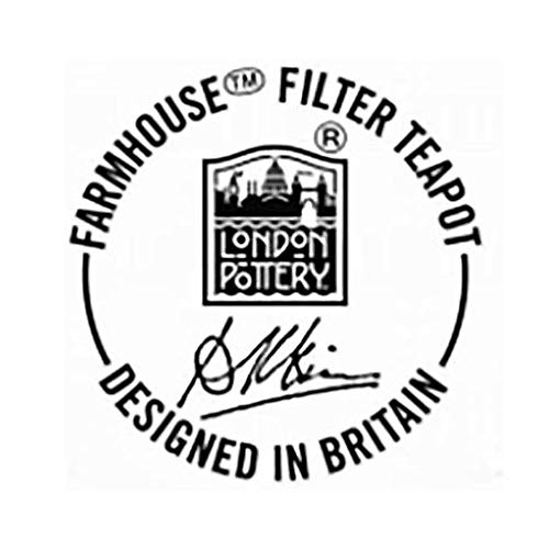 London Pottery Farmhouse Tetera con Infusor en Caja de Regalo, Cerámica, Rosa Nórdico, 6 Tazas (1,5 Litros) - Imagen 6
