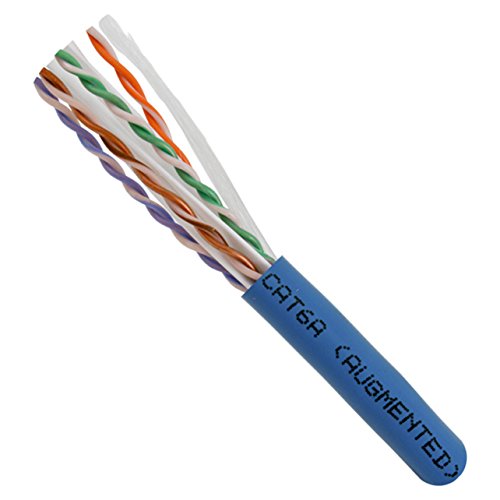 Cable Vertical Cat6A 10G UTP 1000ft Azul miniatura 2