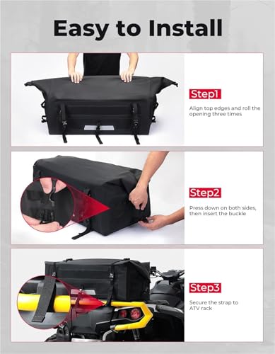 Sac de rangement étanche IP67 grand volume 70 L pour VTT