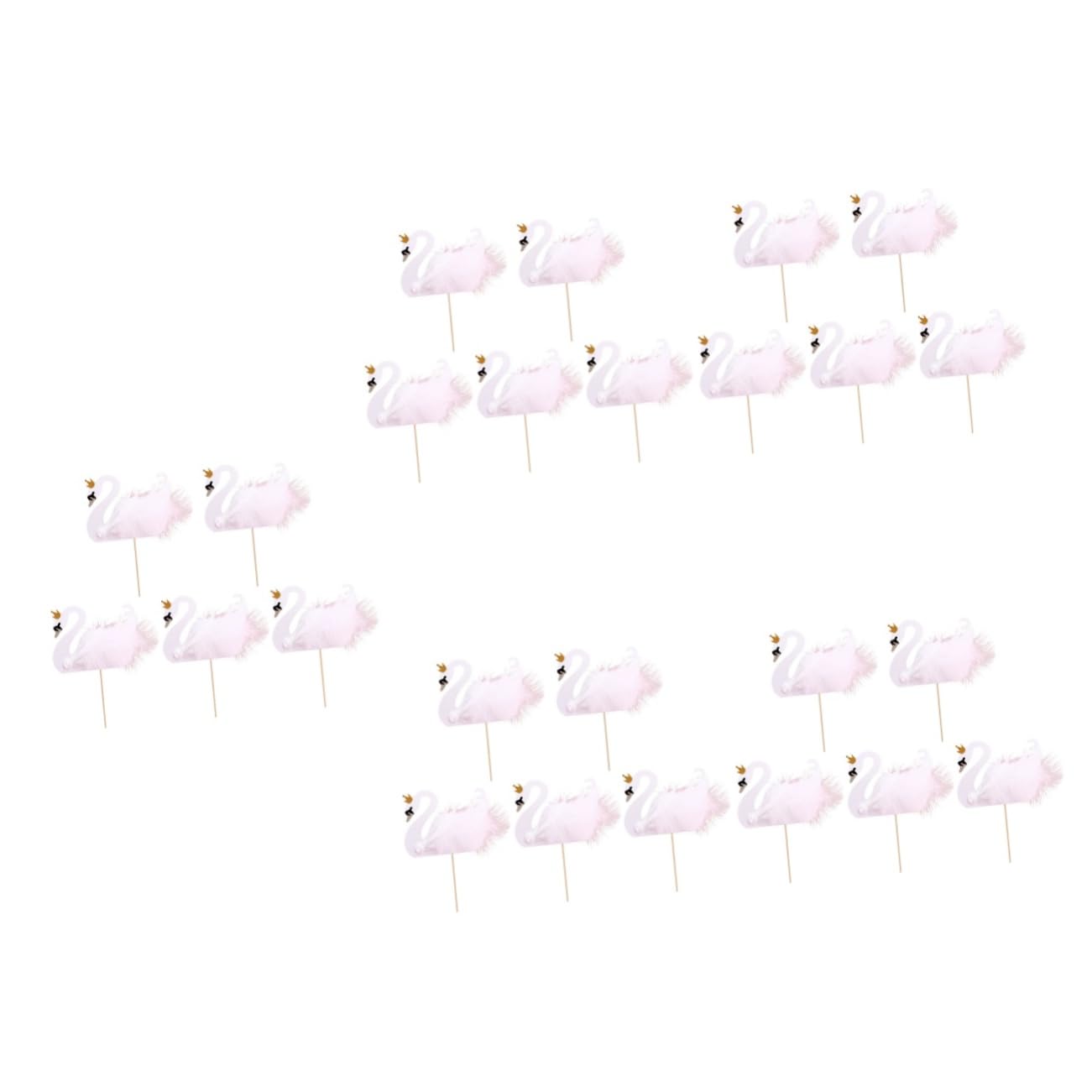 TOYANDONA 25pezzi Decorazioni Per Torte Forma Piume Topper Eleganti Per Matrimoni Compleanno e Celebrazioni