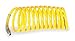 Speedaire 25 ft. Nylon 12 Coiled Air Hose, Yellow - 1VEH8