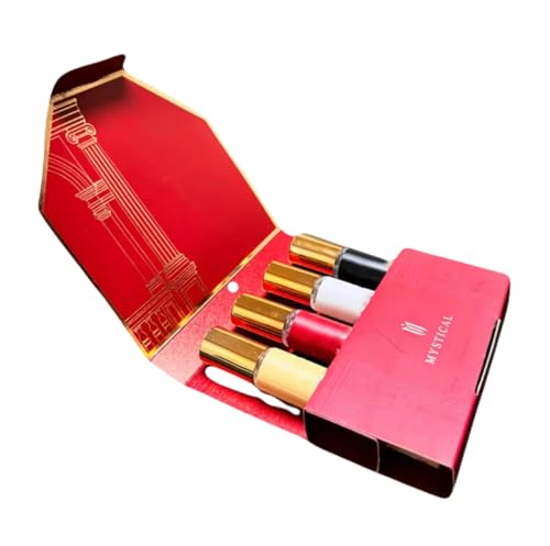 Mystical Perfume Collection Gift Set, 4 Fragrances, earthy floral scents (Barcrat/for men)