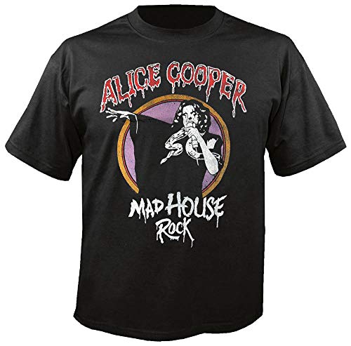 Alice Cooper – Mad House Rock – T-Shirt - Les Beatles, Paul McCartney, John Lennon, RIngo Starr, George Harrison Alice Cooper - Mad House Rock - T-Shirt