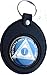 RecoveryChip Universal AA Medallion or Coin Holder Keychain Black Soft Silicone