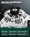 SCITOO Alternators AVA0066 11188 fit for Hyundai Santa Fe Tiburon Tucson for Kia Magentis Optima for Sportage 2005 2006 120A CW S6 12V 120Amp CW 6-Groove Pulley 37300-37800 400-40016 2655424