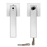 Yszbiay Fingerprint Lock Biometric Safe Deadbolt with Handle Electronic Door Knob with 30 Fingerprin